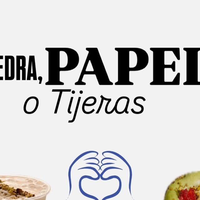 Piedra, papel o tijeras con bebidas de Amore