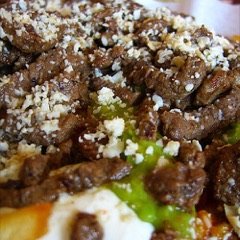 Botana caliente · Arrachera fries