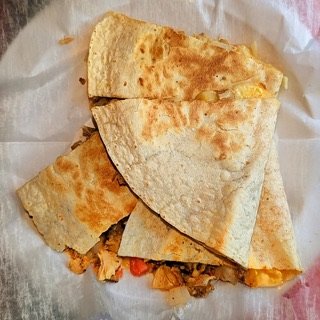 Menú niños · Quesadillas con papas