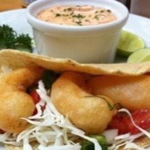 Tacos Surf · Camarón capeado