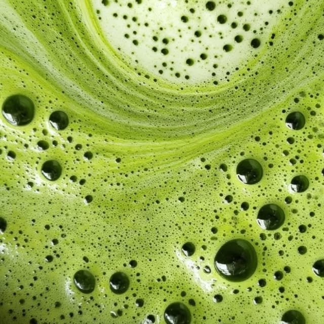 Publicación: espuma de matcha hecho en casa