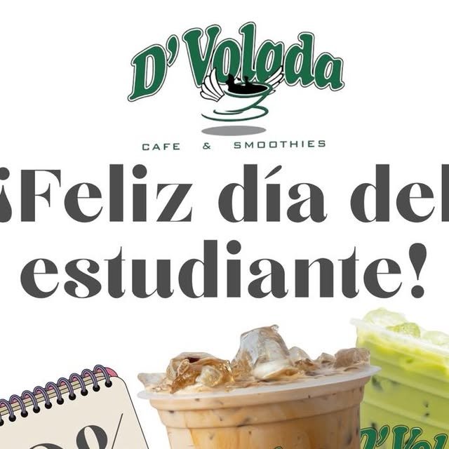 Promoción del Día del Estudiante con café helado y matcha