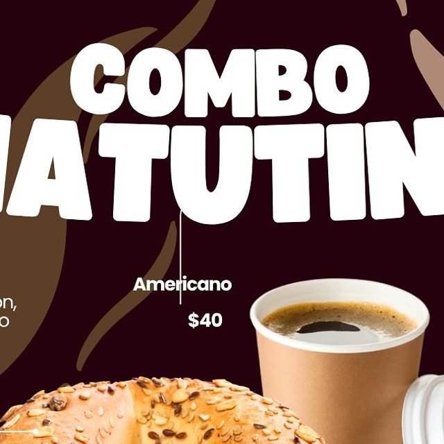 Publicación: Combo Matutini, bagel con americano