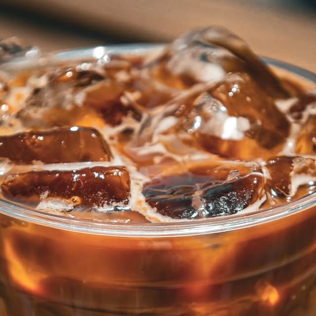 Publicación: café con hielo de cerca